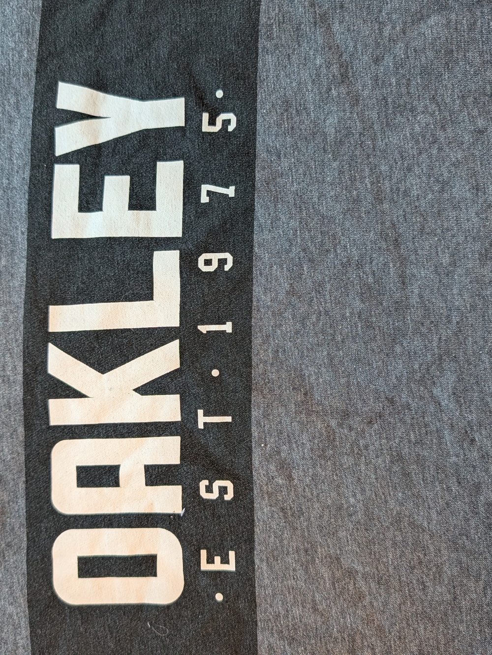 Oakley Men's Gray Pullover Hoodie with Logo - Picture 2 of 5